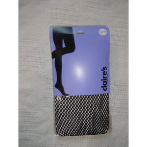 Claire’s ~ Black Fishnet Tights Full Length ~ Size S/M ~ Unopened/NWT